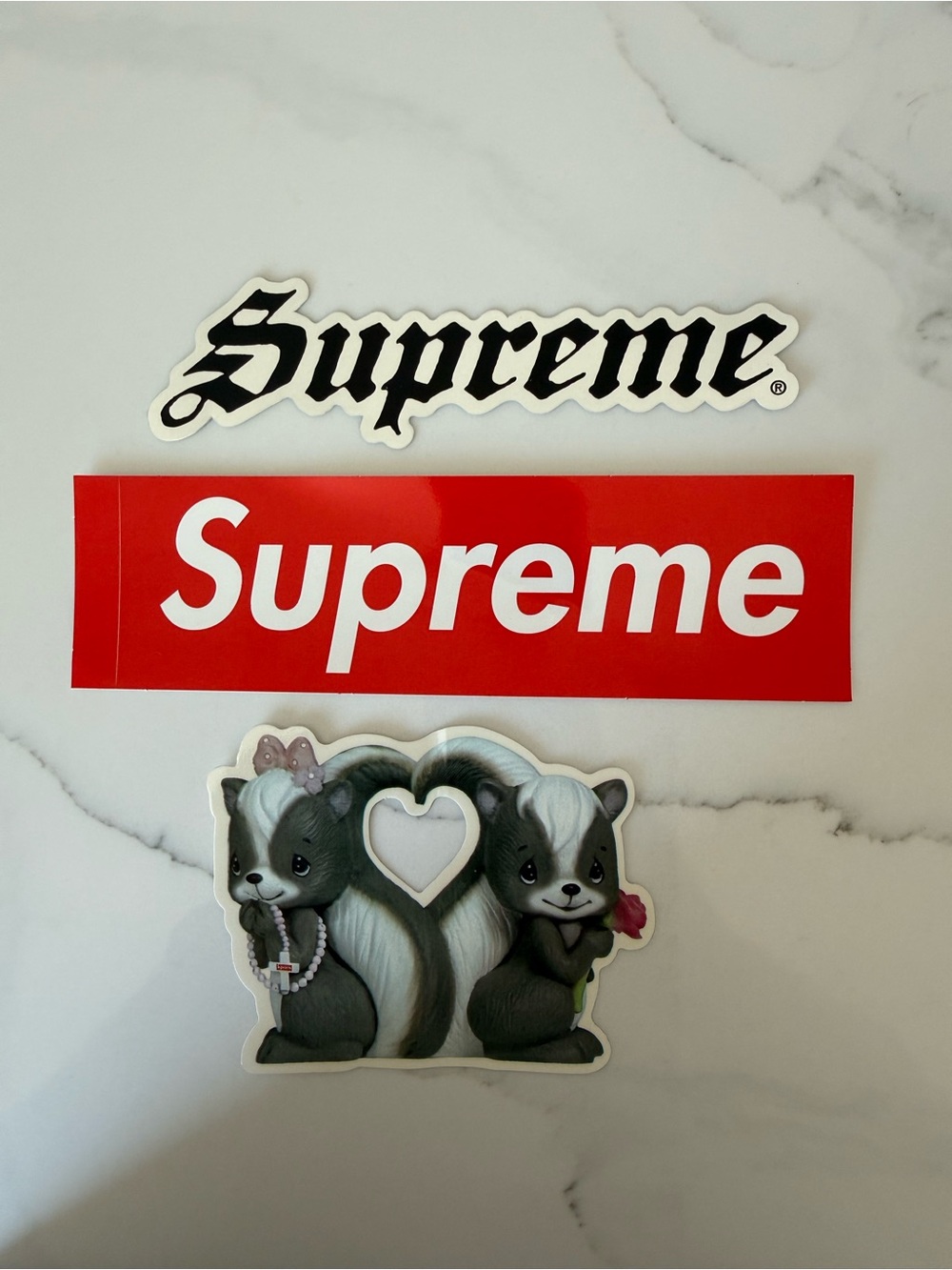 Supreme Bundle of 3 stickers